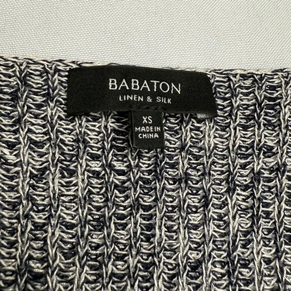 Aritzia Babaton Jarrod Sweater Silk & Linen Knit - Picture 4 of 7